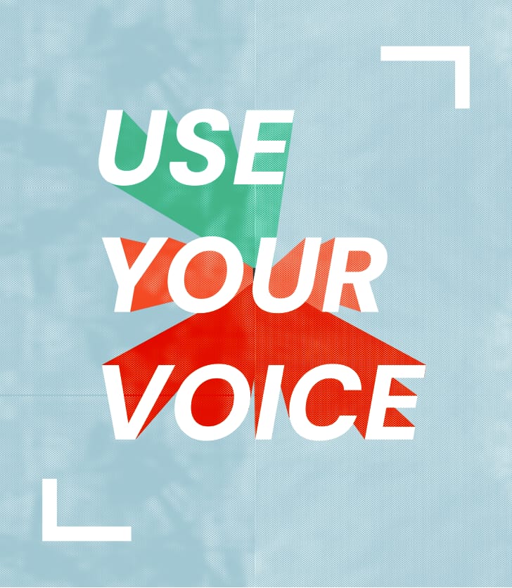 use your voice (saturado)